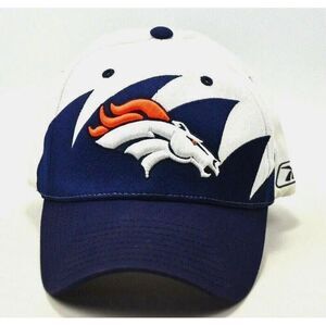 Reebok NFL Equipment Denver Broncos Shark Tooth Strapback Hat FREE‎ SHIPPING